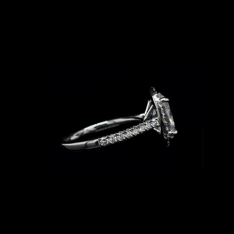 Oval Halo Lab Diamond Engagement Ring (2.67cts Total, 2.03cts Centre)