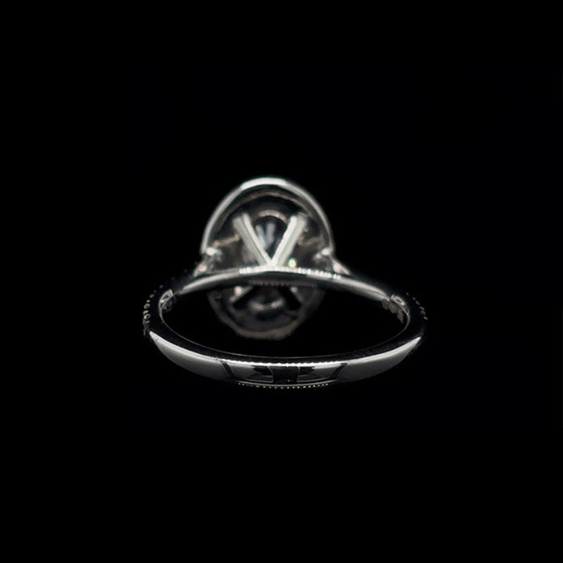 Oval Halo Lab Diamond Engagement Ring (2.67cts Total, 2.03cts Centre)