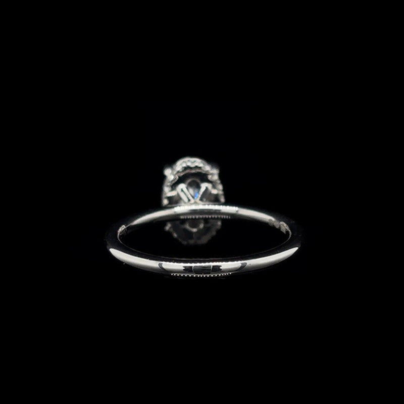 Oval Lab Diamond Engagement Ring (1.69cts Total, 1.53ct Centre)