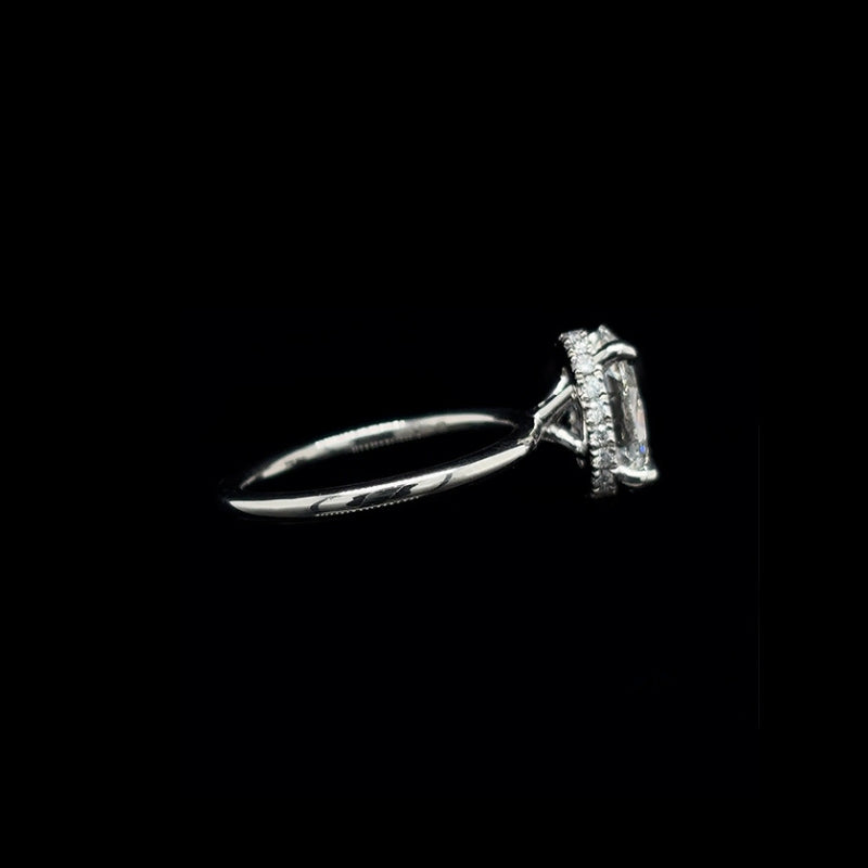Oval Lab Diamond Engagement Ring (2.18cts Total, 2.02cts Centre)