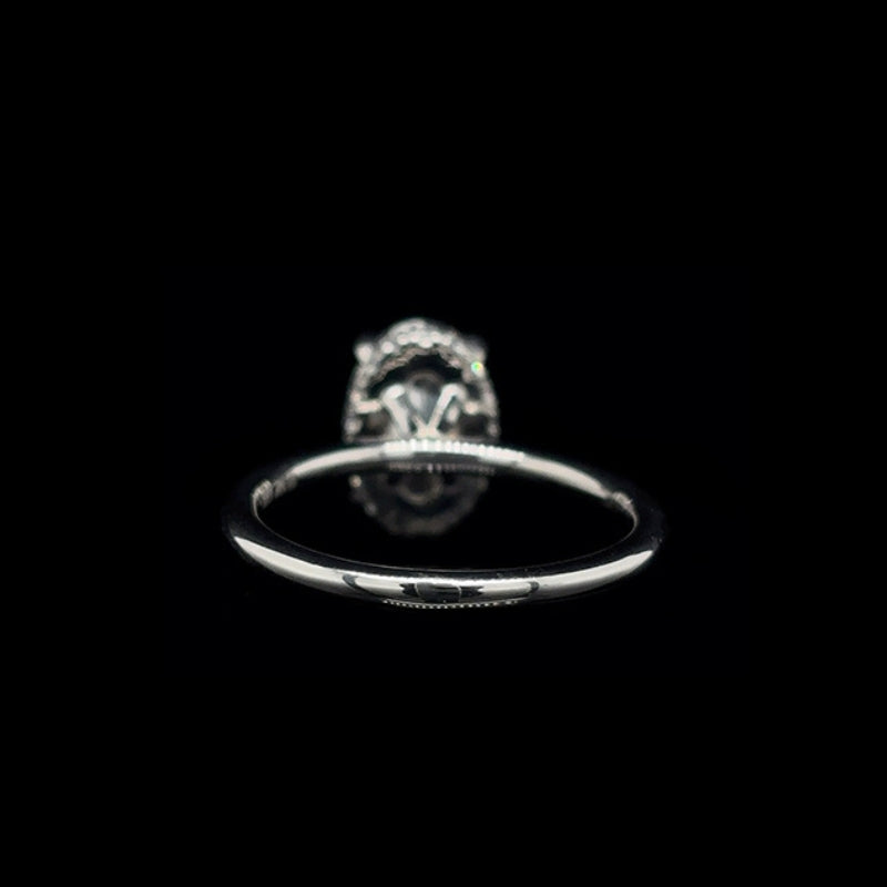 Oval Lab Diamond Engagement Ring (2.18cts Total, 2.02cts Centre)