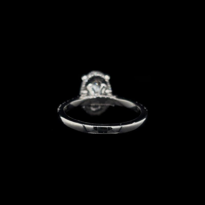 Oval Lab Diamond Engagement Ring (2.67cts Total, 2.07cts Centre)