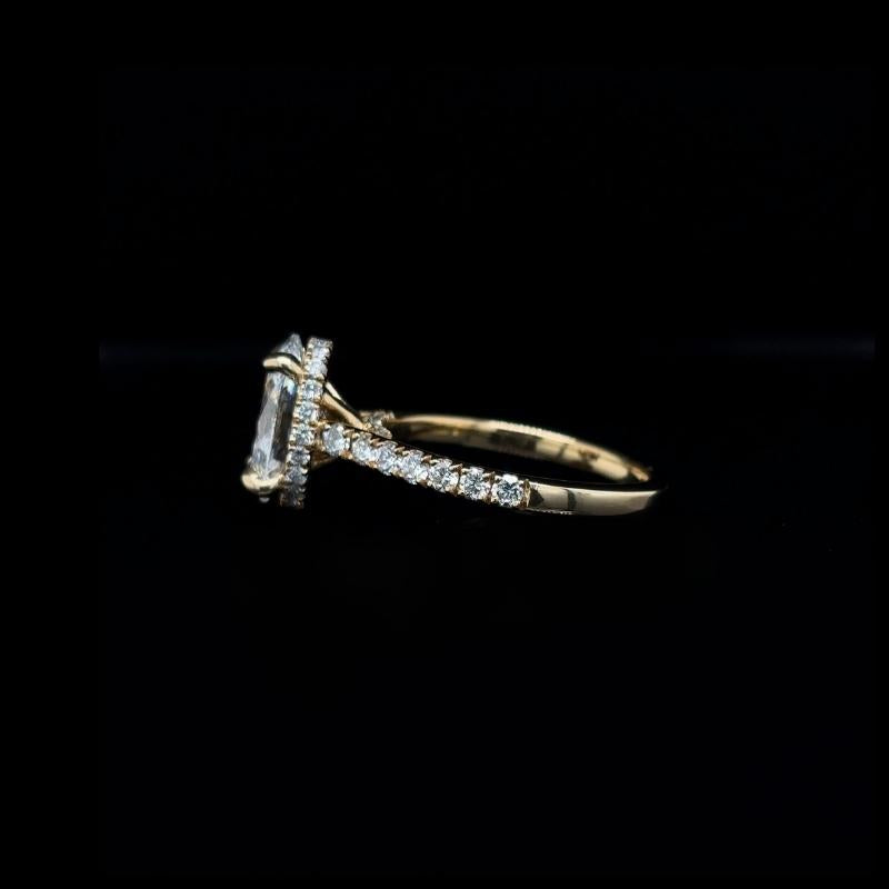 Oval Lab Diamond Engagement Ring (2.68cts Total, 2.07cts Centre)