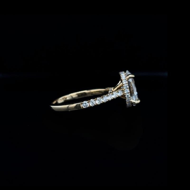 Oval Lab Diamond Engagement Ring (2.68cts Total, 2.07cts Centre)