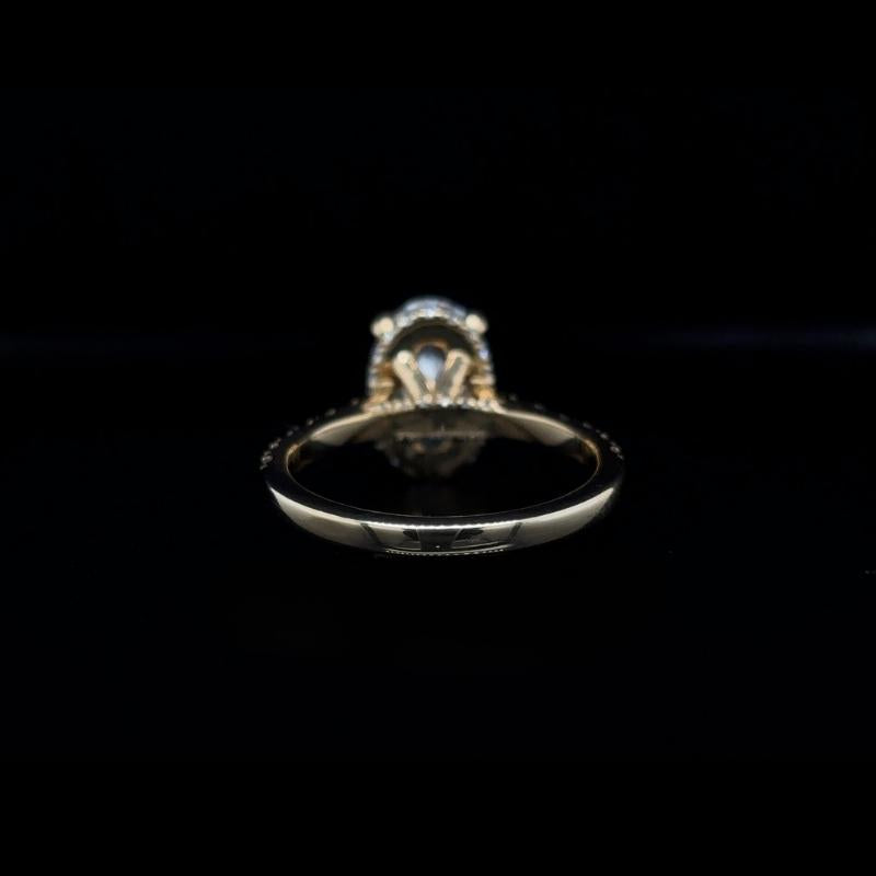 Oval Lab Diamond Engagement Ring (2.68cts Total, 2.07cts Centre)