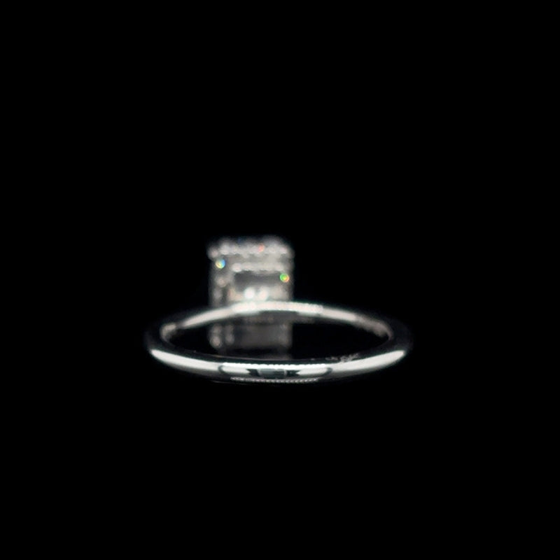 Radiant Double Hidden Halo Lab Diamond Engagement Ring (2.26cts Total, 1.97ct Centre)
