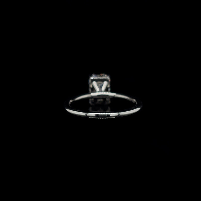 Radiant Lab Diamond Engagement Ring (1.74ct Total, 1.56ct Centre)