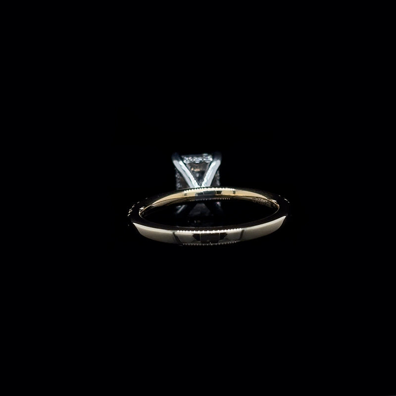 Radiant Lab Diamond Engagement Ring (2.00cts Total, 1.54ct Centre)