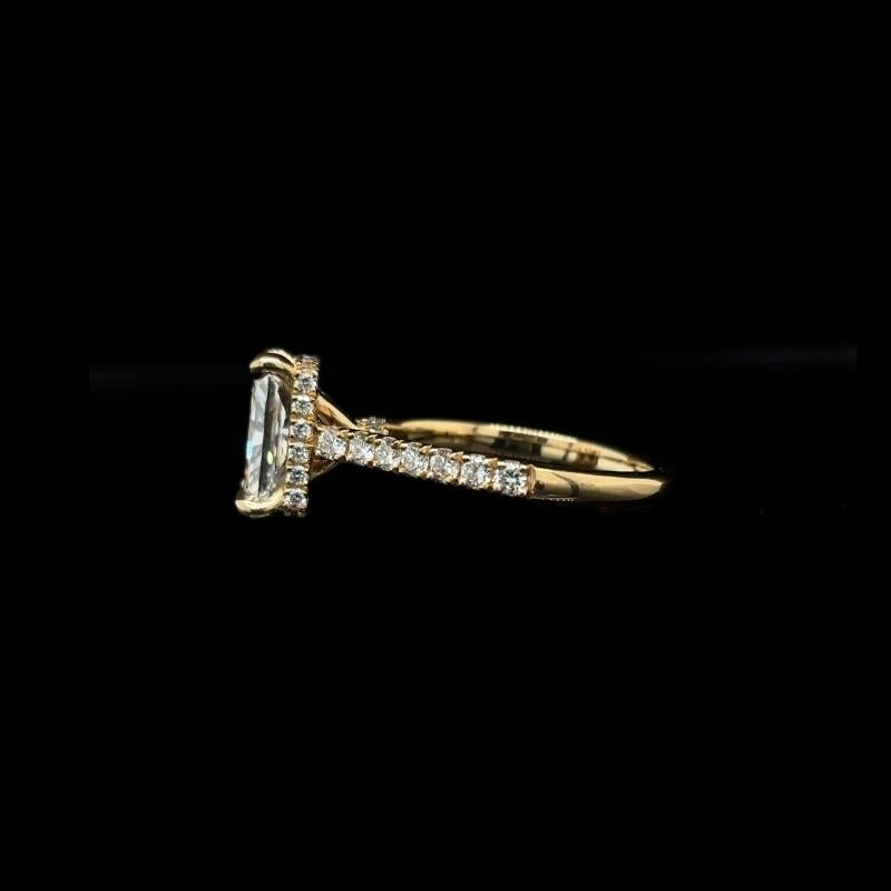 Radiant Lab Diamond Engagement Ring (2.69cts Total, 2.07cts Centre)
