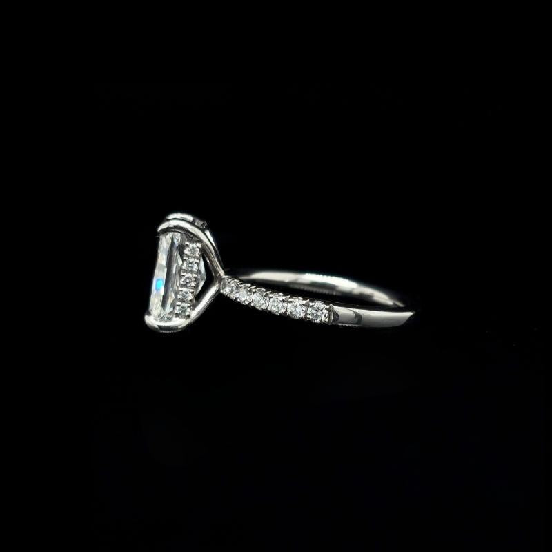 Radiant Lab Diamond Engagement Ring (3.58cts Total, 3.07cts Centre)