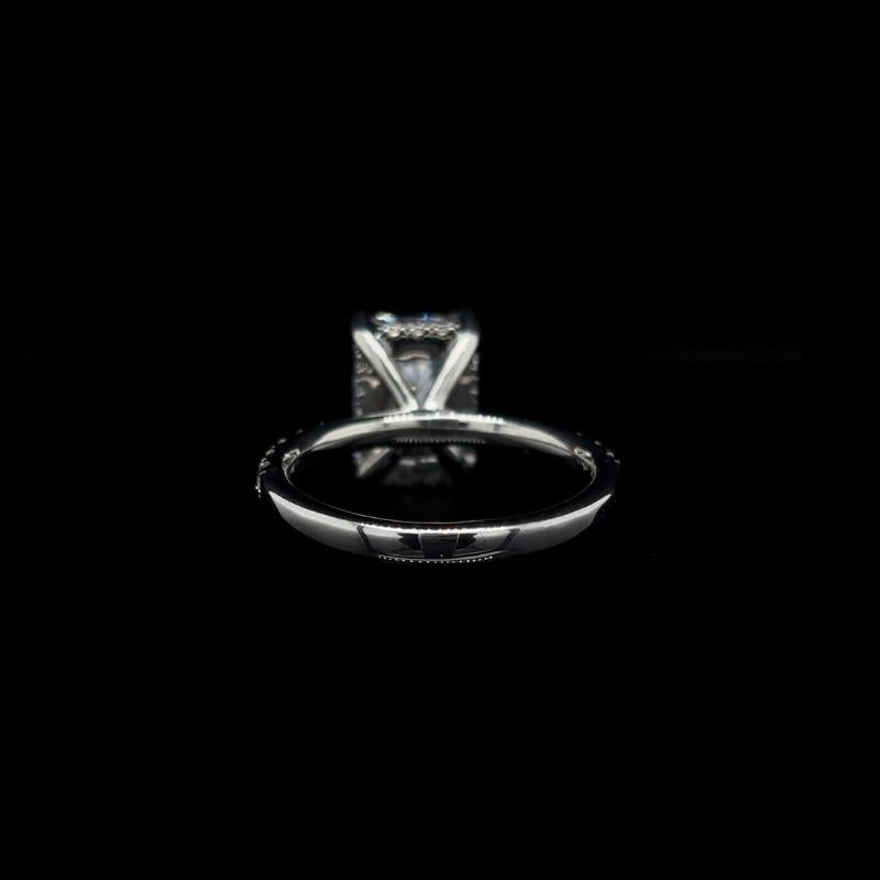 Radiant Lab Diamond Engagement Ring (3.60cts Total, 3.09cts Centre)