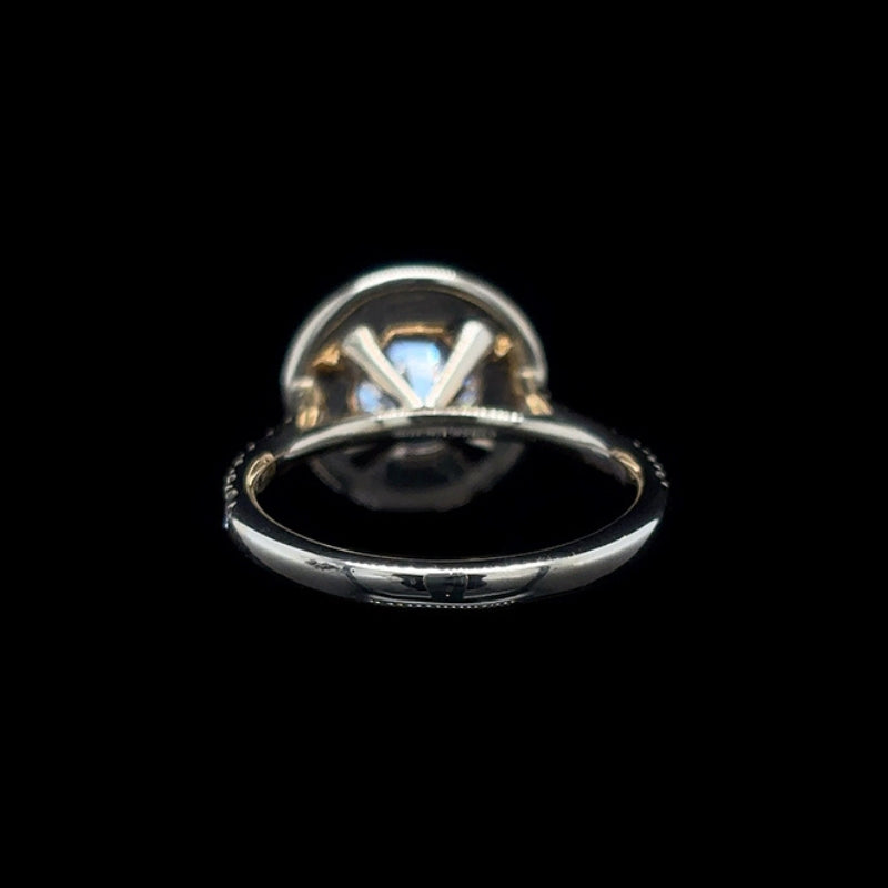Round Halo Lab Diamond Engagement Ring (3.68cts Total, 3.05cts Centre)