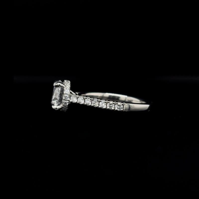 Round Lab Diamond Engagement Ring (2.01cts Total, 1.55ct Centre)