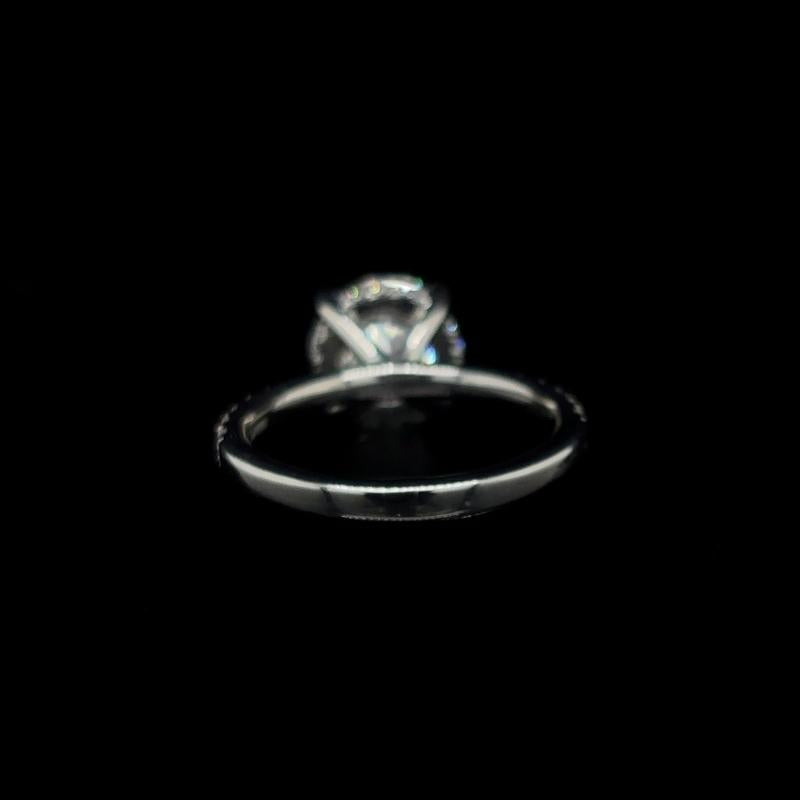 Round Lab Diamond Engagement Ring (3.00cts Total, 2.50cts Centre)