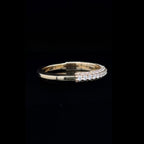 3D Pave Lab Diamond Wedding Band (0.54ct Total)