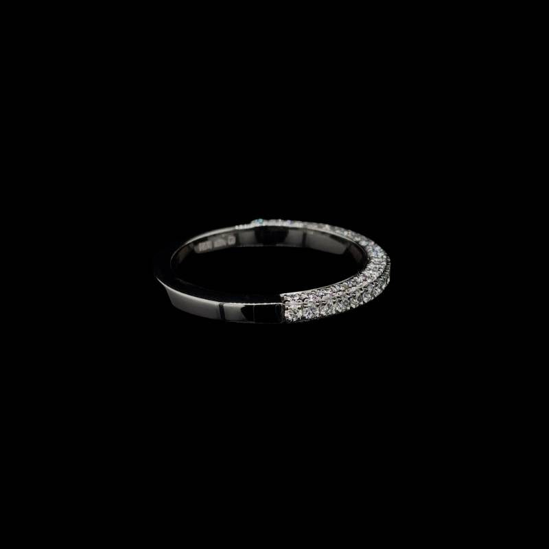 3D Pave Lab Diamond Wedding Band (0.75ct Total)
