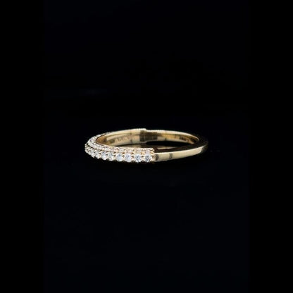 3D Pave Lab Diamond Wedding Band (0.54ct Total)