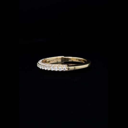 3D Pave Lab Diamond Wedding Band (0.54ct Total)