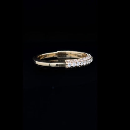3D Pave Lab Diamond Wedding Band (0.54ct Total)