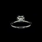 Asscher Lab Diamond Engagement Ring (3.43cts Total, 3.01cts Centre)