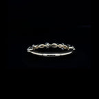 Bubble Marquise Lab Diamond Wedding Band (0.51ct Total)