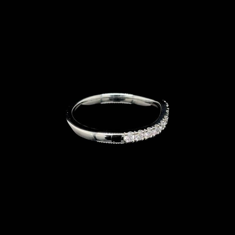Curve Lab Diamond Wedding Band right view.