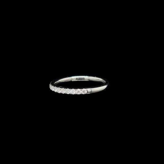 Microset Lab Diamond Wedding Band (0.30ct Total)