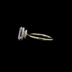 Oval Double Hidden Halo Lab Diamond Engagement Ring (2.29cts Total, 2.01ct Centre)