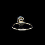 Oval Double Hidden Halo Lab Diamond Engagement Ring (2.29cts Total, 2.01ct Centre)