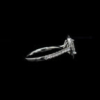 Oval Halo Lab Diamond Engagement Ring (1.65cts Total, 1.06ct Centre)