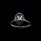 Oval Halo Lab Diamond Engagement Ring (2.67cts Total, 2.03cts Centre)
