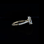 Oval Lab Diamond Engagement Ring (2.68cts Total, 2.07cts Centre)