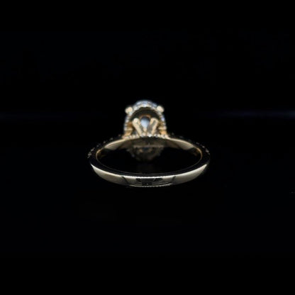 Oval Lab Diamond Engagement Ring (2.68cts Total, 2.07cts Centre)