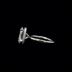 Oval Lab Diamond Engagement Ring (3.25cts Total, 3.04cts Centre)