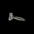 Oval Lab Diamond Engagement Ring (4.60cts Total, 4.05cts Centre)