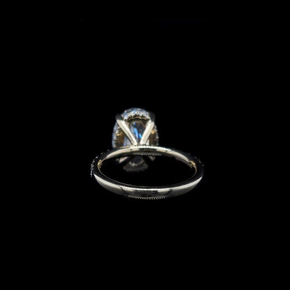 Oval Lab Diamond Engagement Ring (4.60cts Total, 4.05cts Centre)