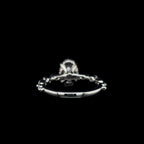 Oval Marquise Lab Diamond Engagement Ring (1.96ct Total, 1.54ct Centre)