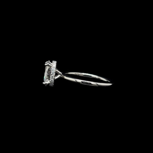 Oval Lab Diamond Engagement Ring (1.69cts Total, 1.53ct Centre)