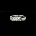 Pave Round Lab Diamond Wedding Band (1.36ct Total)