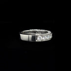 Pave Round Lab Diamond Wedding Band (1.36ct Total)