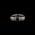 Princess Channel Set Lab Diamond Wedding Band (1.35ct Total)