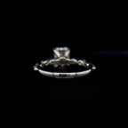 Radiant Bubble Marquise Lab Diamond Engagement Ring (2.10cts Total, 1.52ct Centre)