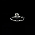 Radiant Bubble Marquise Lab Diamond Engagement Ring (2.12cts Total, 1.54ct Centre)