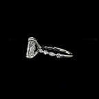 Radiant Bubble Marquise Lab Diamond Engagement Ring (3.69cts Total, 3.08cts Centre)