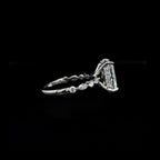 Radiant Bubble Marquise Lab Diamond Engagement Ring (3.69cts Total, 3.08cts Centre)