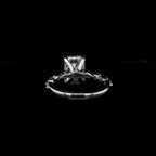 Radiant Bubble Marquise Lab Diamond Engagement Ring (3.69cts Total, 3.08cts Centre)