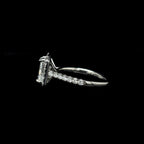 Radiant Halo Lab Diamond Engagement Ring (2.18cts Total, 1.56ct Centre)