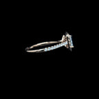 Radiant Lab Diamond Engagement Ring (1.22ct Total, 0.75ct Centre)