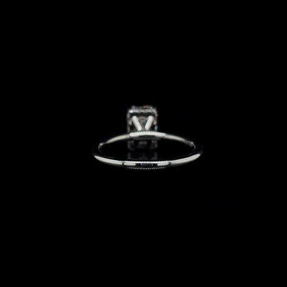 Radiant Lab Diamond Engagement Ring (1.74ct Total, 1.56ct Centre)