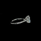 Radiant Lab Diamond Engagement Ring (2.58cts Total, 2.03cts Centre)